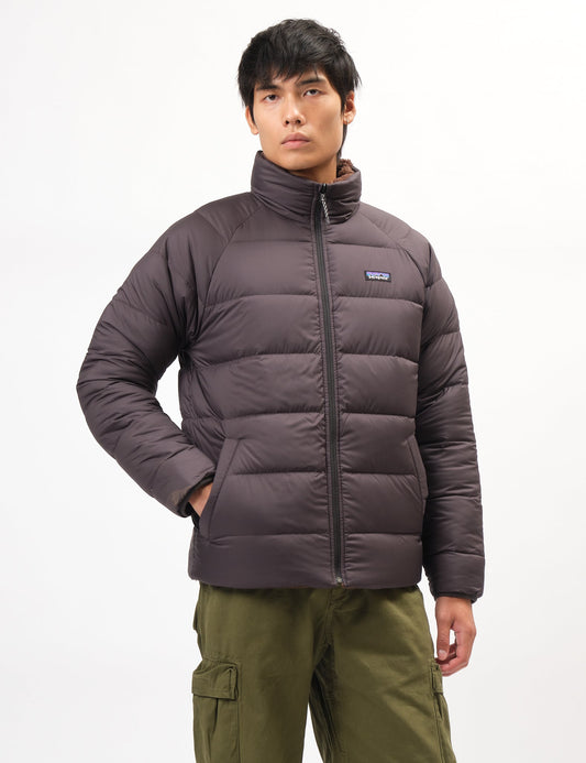 Pata Reversible Silent Down Jacket - Ink Black