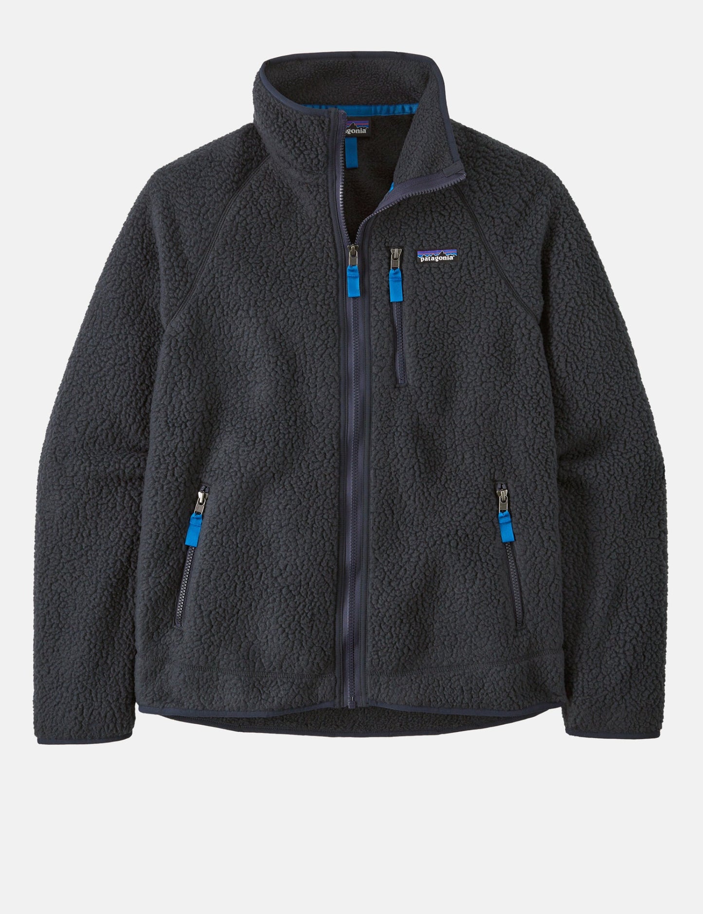 Pata Retro Pile Jacket - Pitch Blue/Endless Blue