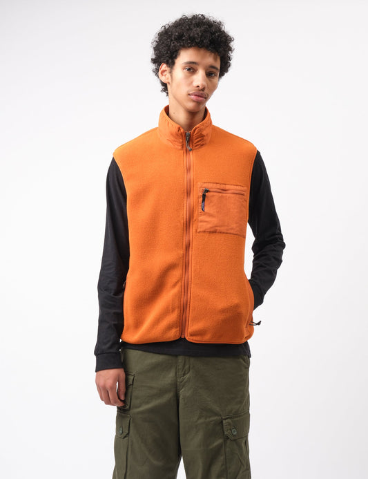 Pata Synch Fleece Vest - Redtail Rust