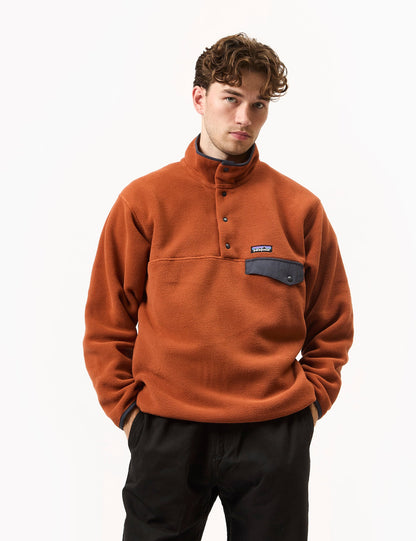 Pata Synch Snap-T Pullover - Burnished Red