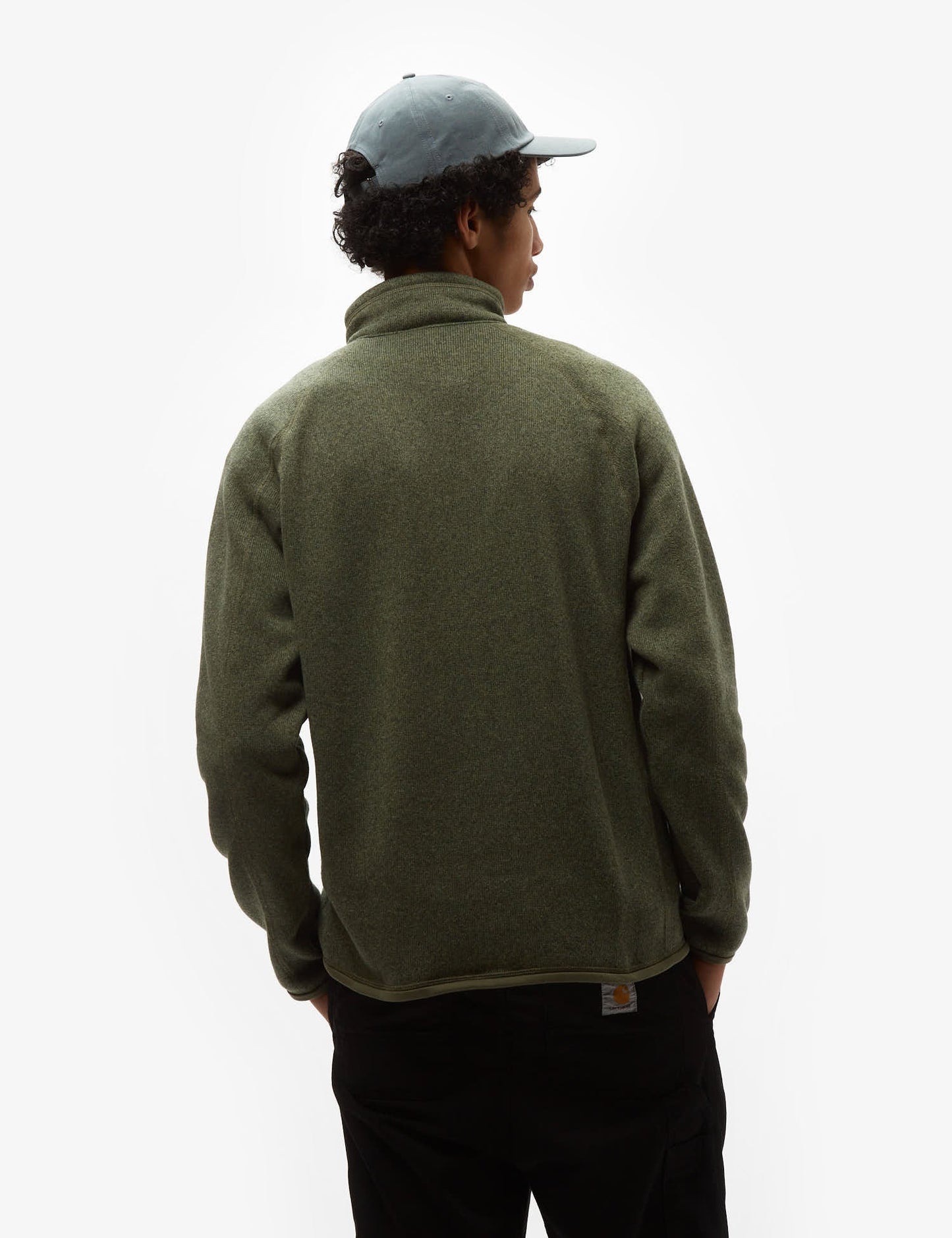 Pata Better Sweater 1/4 Zip Fleece - Industrial Green