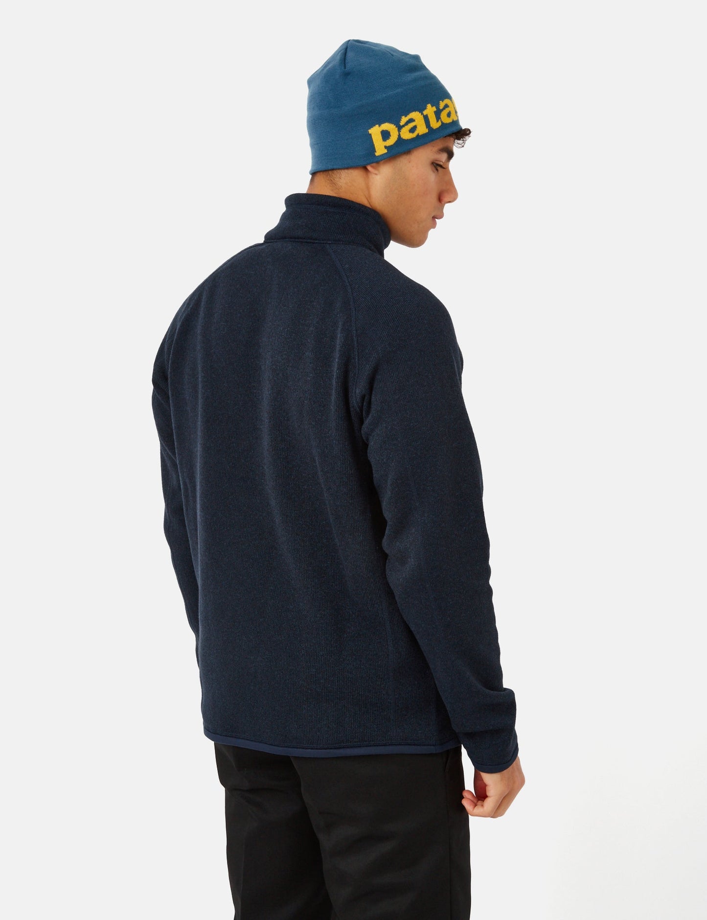 Pata Better Sweater 1/4 Zip Fleece - New Navy Blue