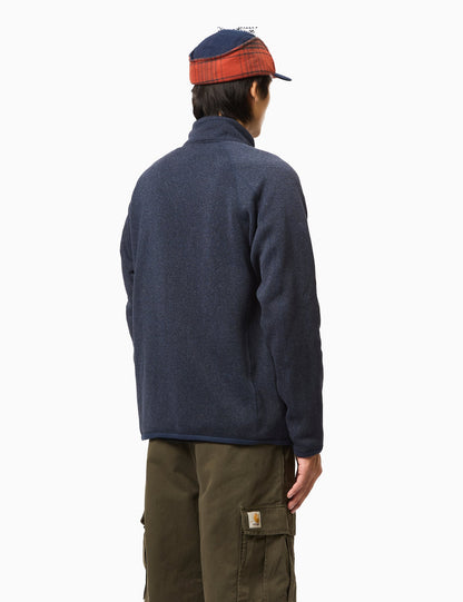 Pata Better Sweater Jacket - New Navy Blue