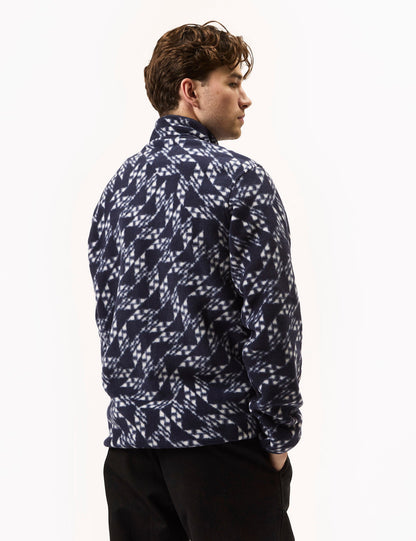 Pata LW Synch Snap-T Pullover - Synched Flight: New Navy