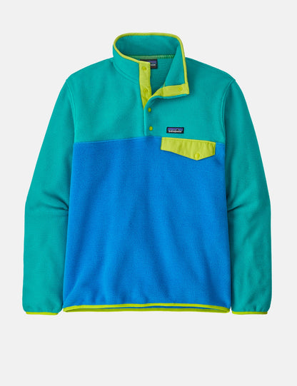 Pata Lightweight Synch Snap-T Fleece Pullover - Vessel Blue