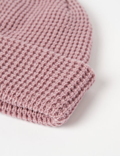 Pata Snowdrifter Beanie Hat - Stormy Mauve