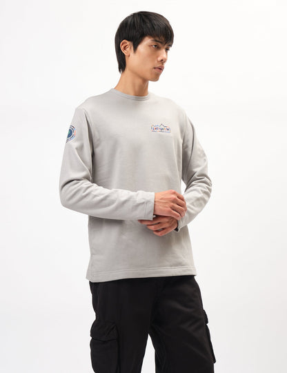 Pata Unity Fitz Wildrise Crew Sweatshirt - Salt Grey