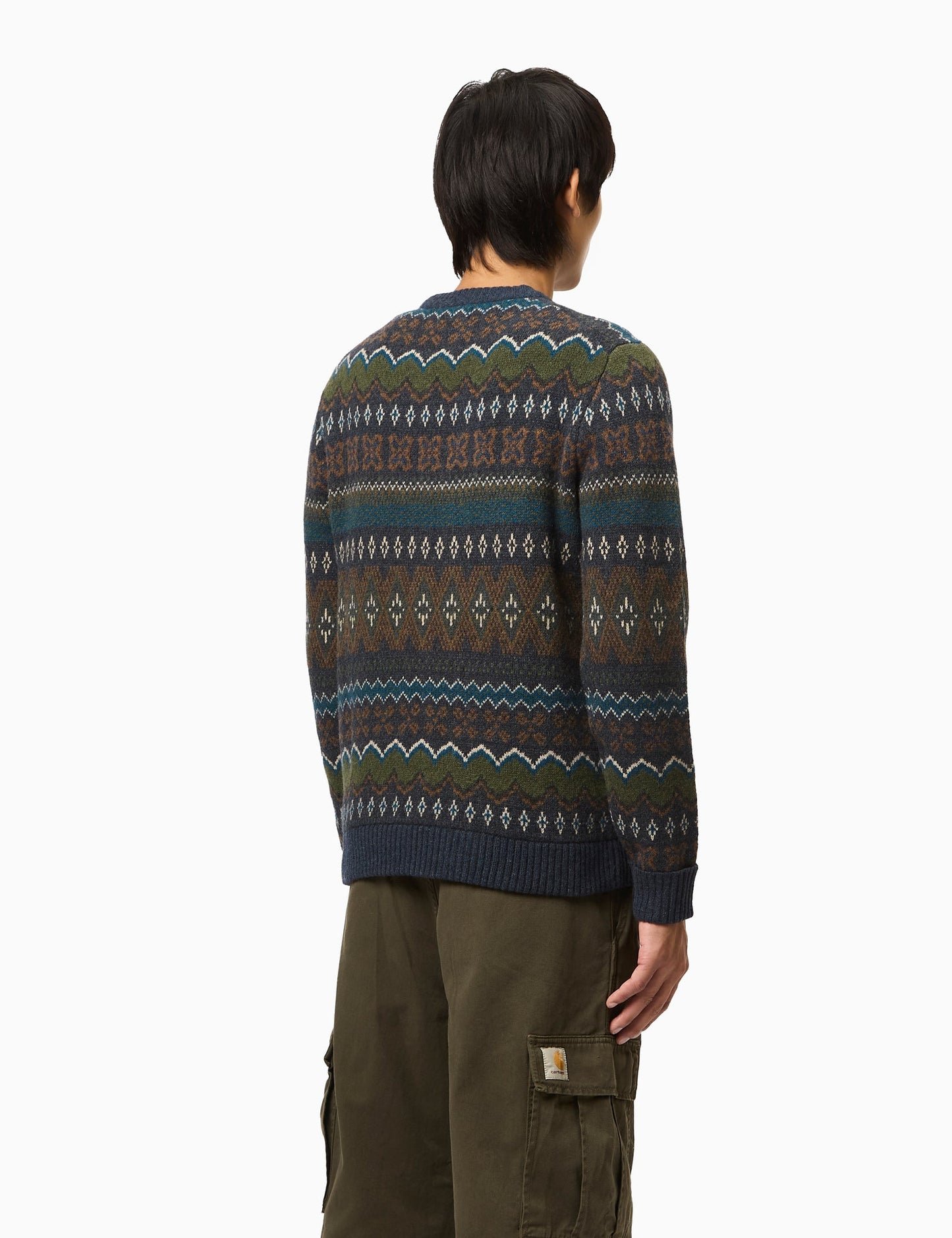 Pata Wool-Blend Helmsman Sweater - Smolder Blue