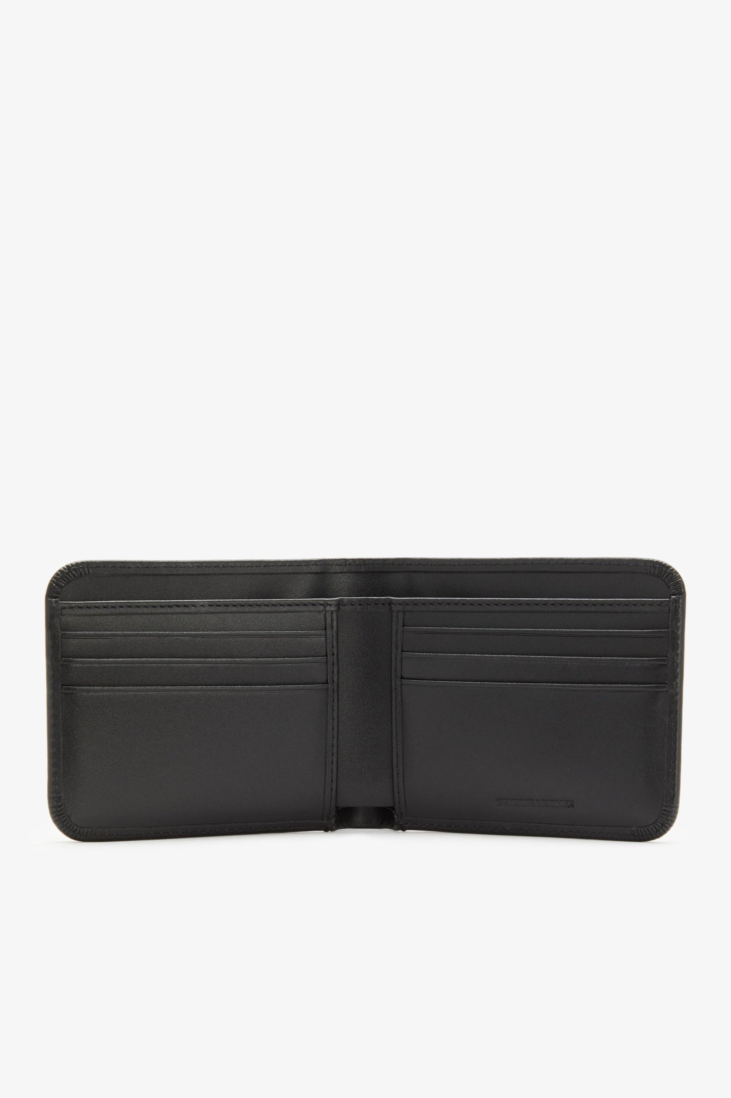 Burnished Leather Billfold Wallet