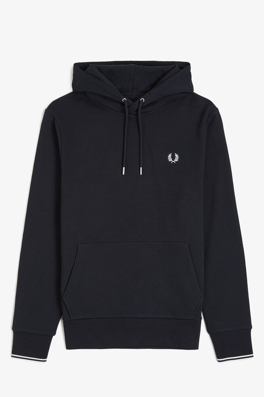 Tipped Hooded Sweatshirt