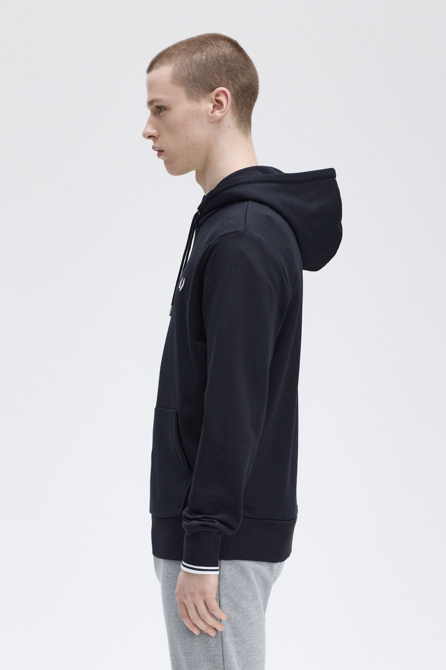 Tipped Hooded Sweatshirt