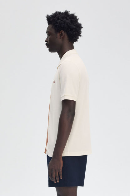 Zip Through Polo Shirt