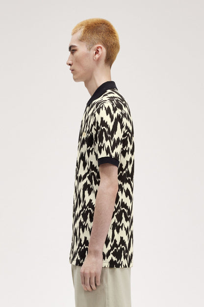 Animal Print Polo Shirt