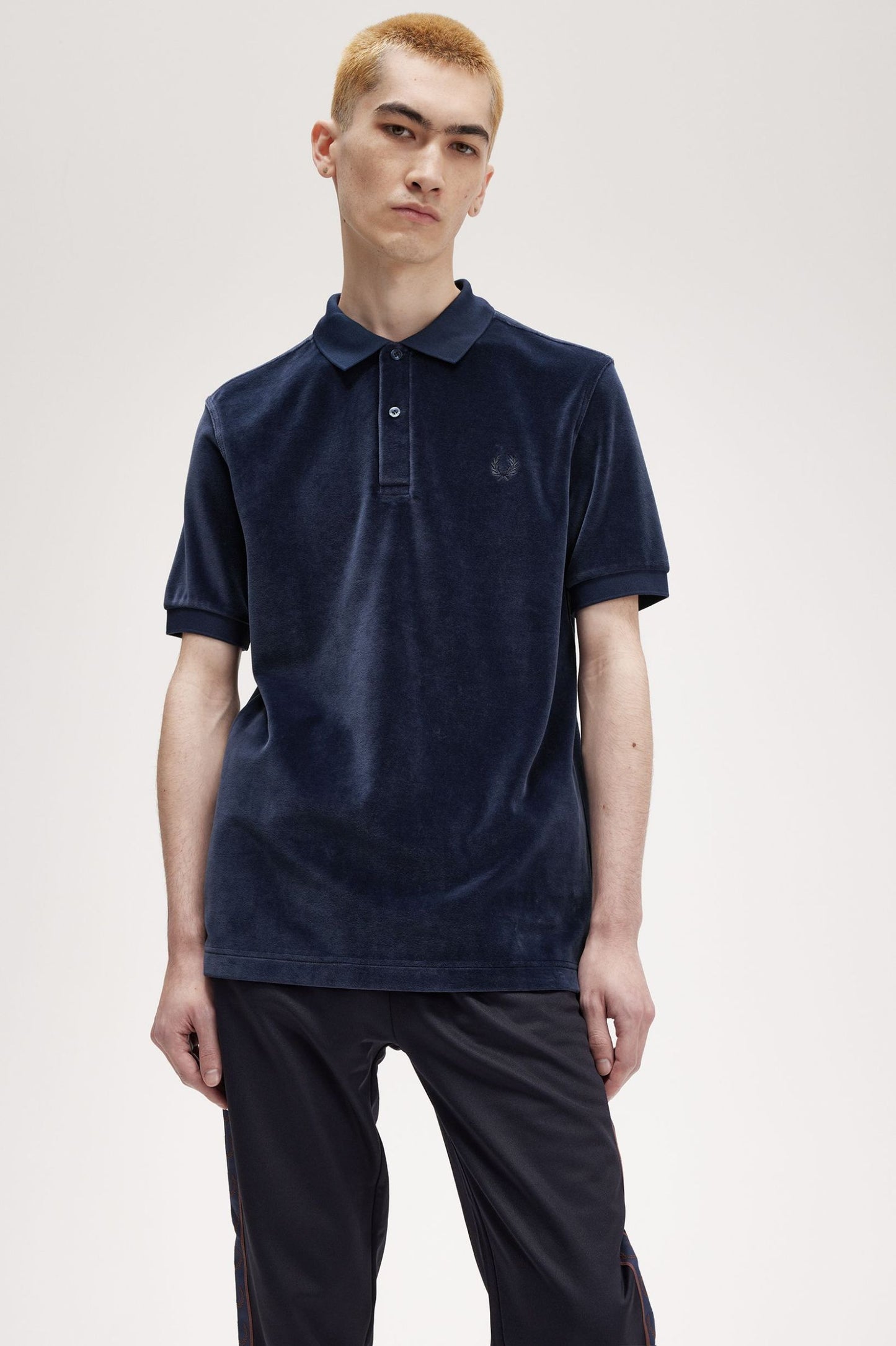 Velour Polo Shirt