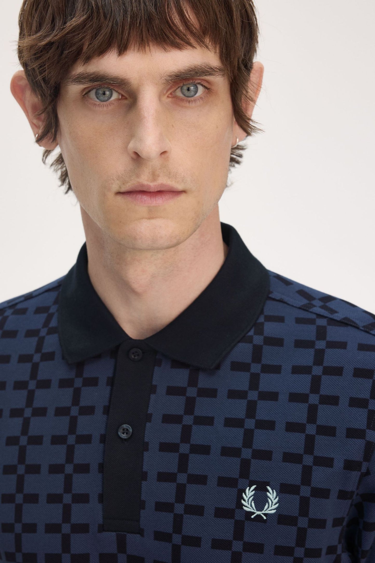 Jacquard Print Polo Shirt